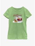 Disney Pixar Up Seasons Greetings Youth Girls T-Shirt, GRN APPLE, hi-res