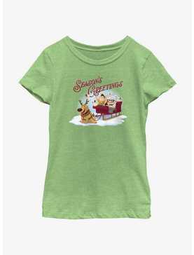 Disney Pixar Up Seasons Greetings Youth Girls T-Shirt, , hi-res