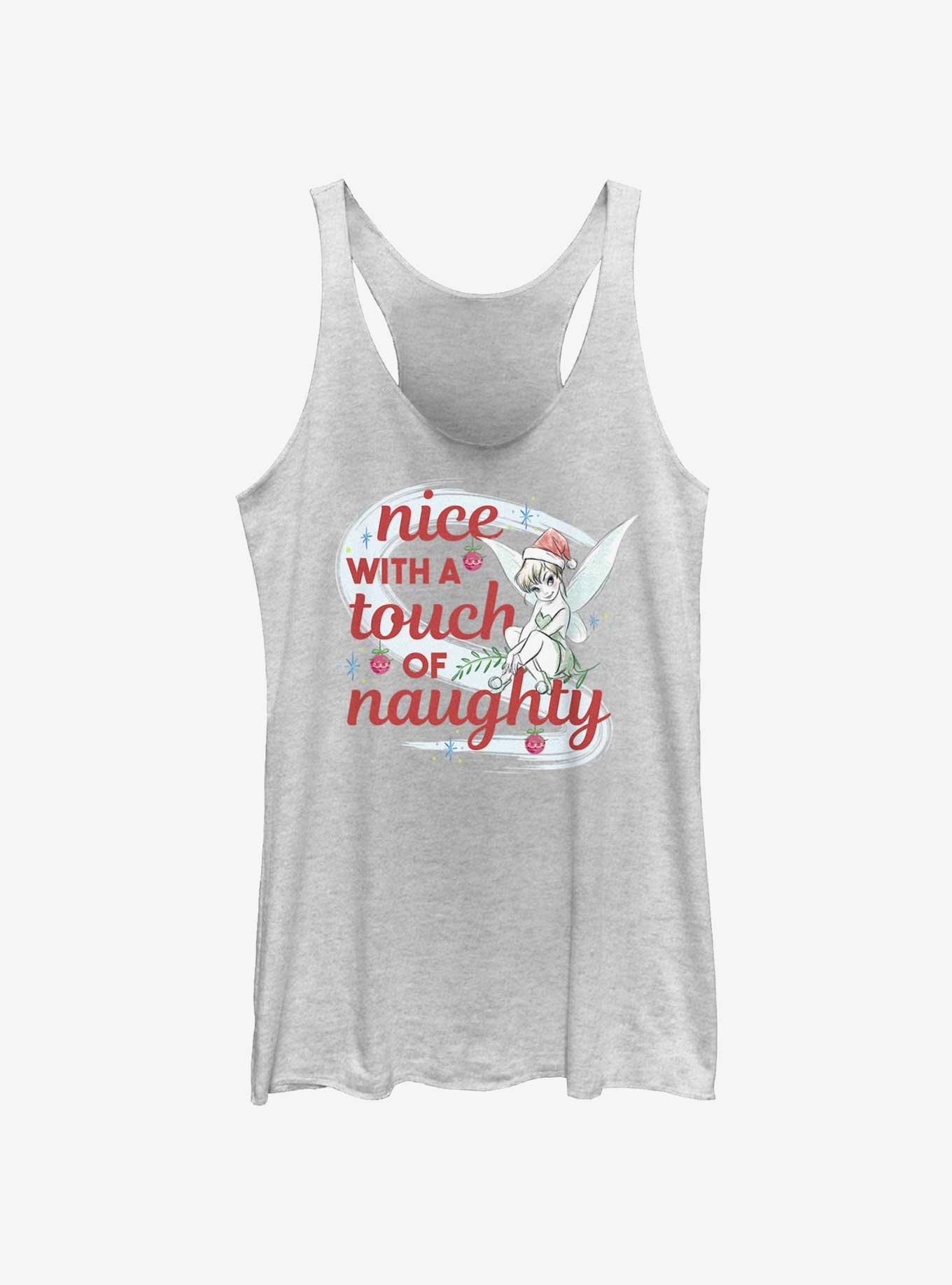 Disney Tinker Bell Nice With A Touch Of Naughty Womens Tank Top, , hi-res