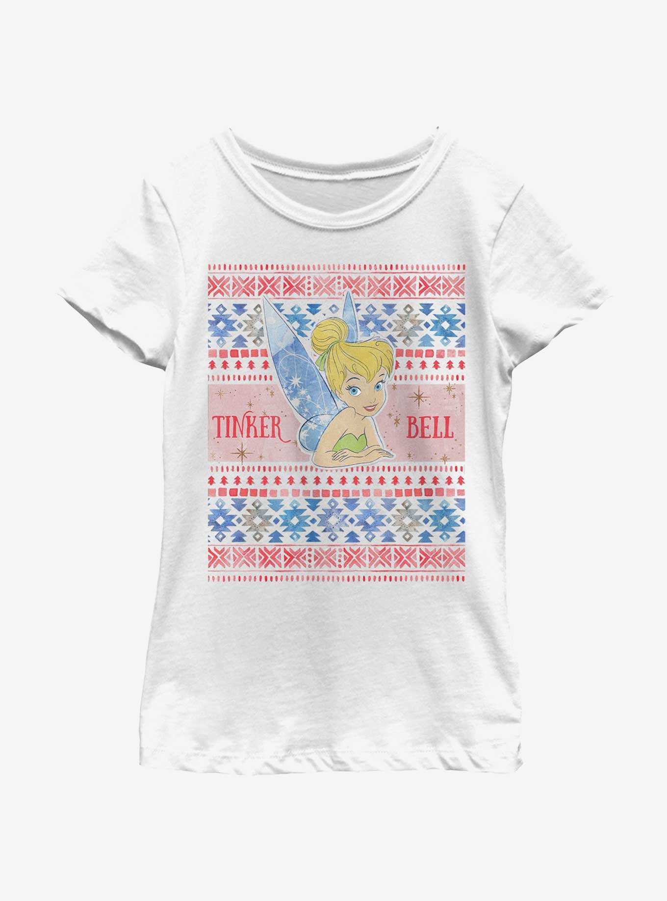 Disney Tinker bell Ugly Holiday Youth Girls T-Shirt, , hi-res
