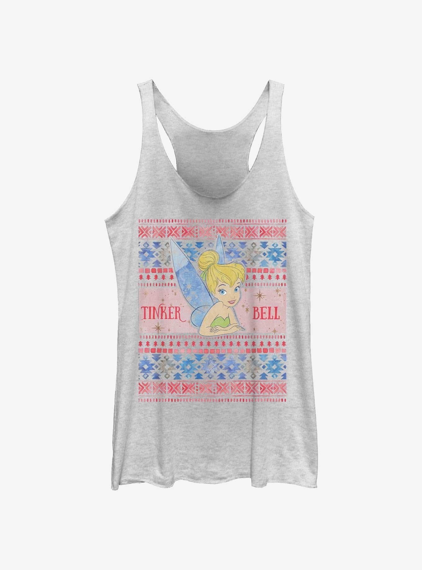 Disney Tinker bell Ugly Holiday Womens Tank Top, , hi-res