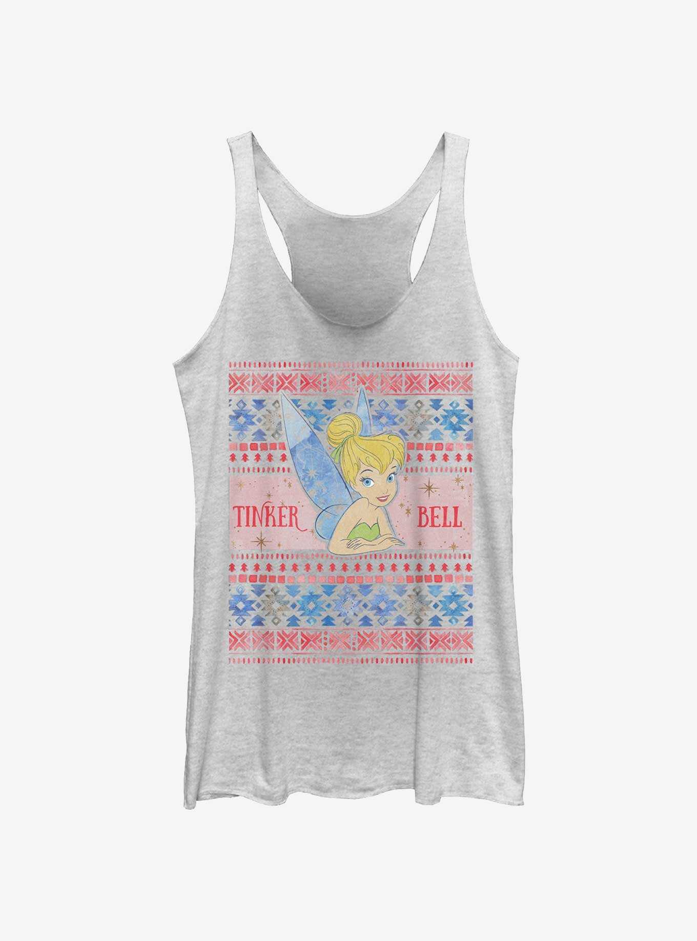 Disney Tinker bell Ugly Holiday Womens Tank Top, , hi-res