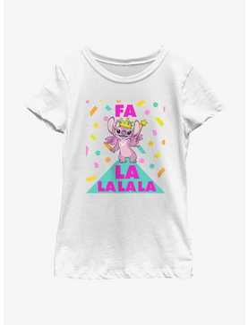 Disney Lilo & Stitch Fa La La Angel Youth Girls T-Shirt, , hi-res