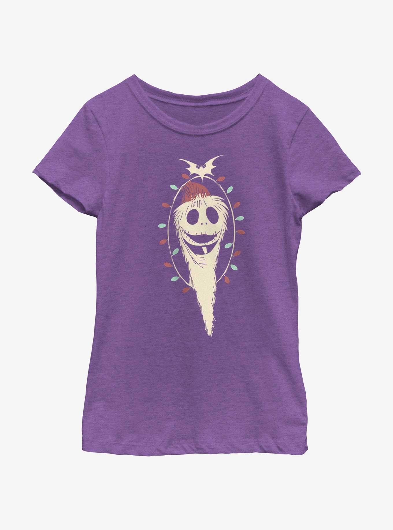 Disney Nightmare Before Christmas Sandy Jack Lights Youth Girls T-Shirt, , hi-res