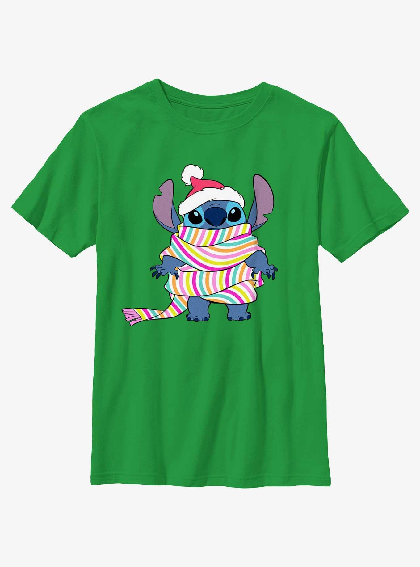 Disney Lilo & Stitch Wrapped In a Scarf Youth T-Shirt, , hi-res