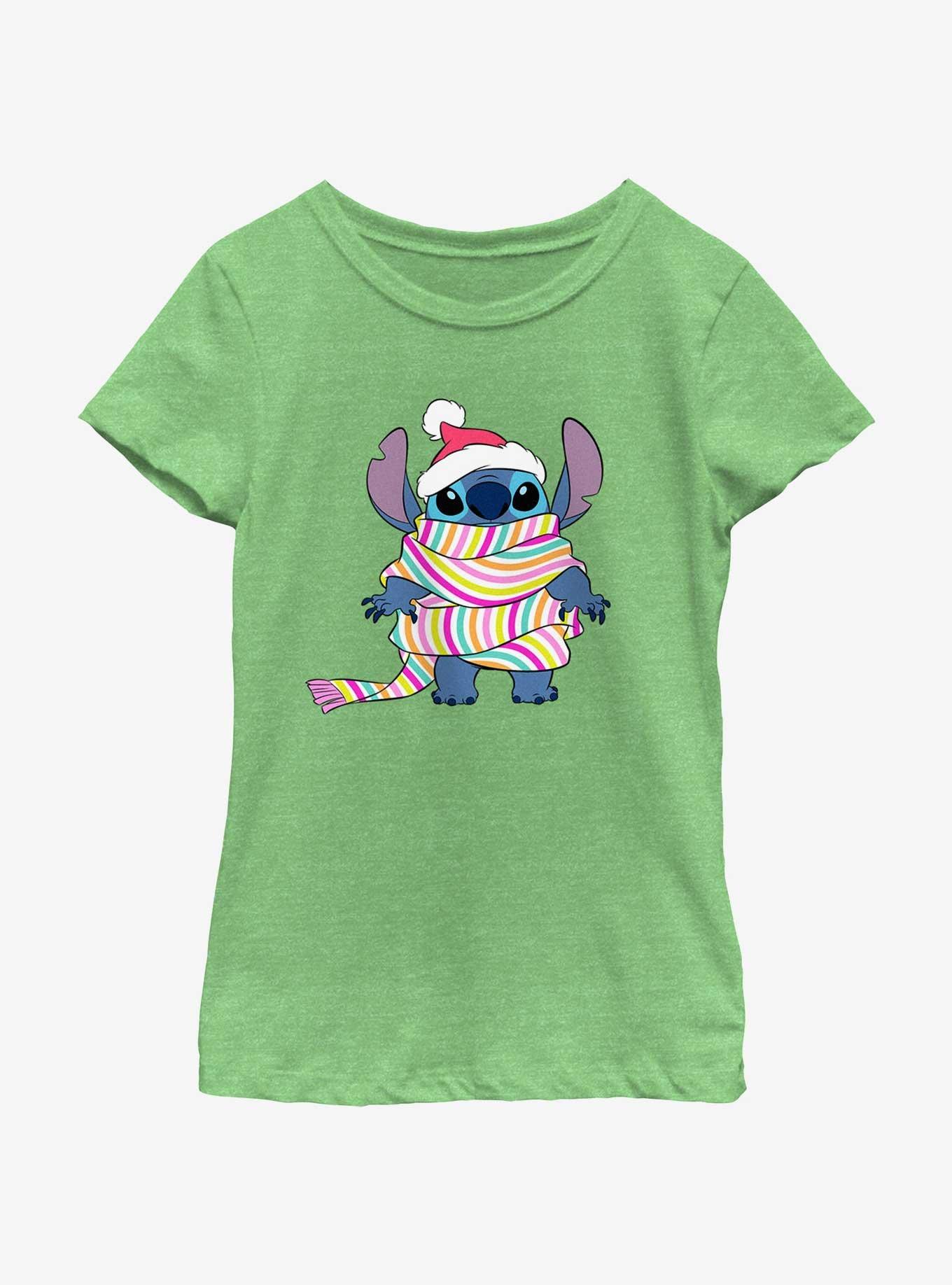 Disney Lilo & Stitch Wrapped In a Scarf Youth Girls T-Shirt, , hi-res