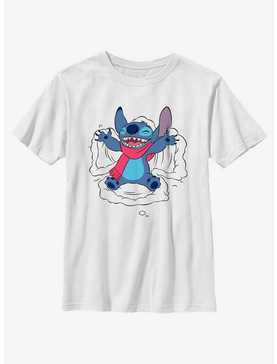 Disney Lilo & Stitch Snow Angel Youth T-Shirt, , hi-res