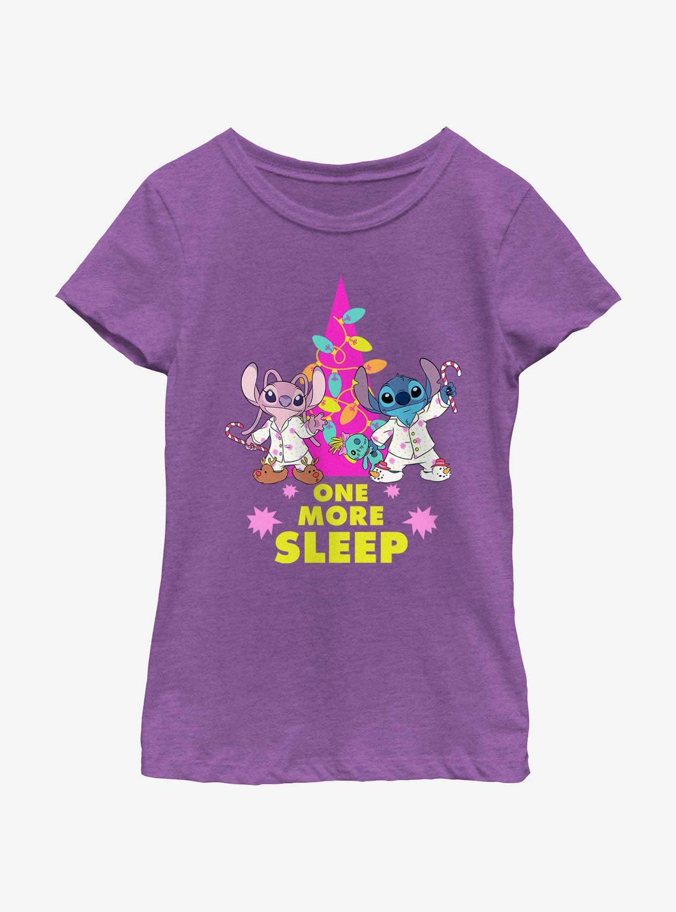Disney Lilo & Stitch One More Sleep Youth Girls T-Shirt, , hi-res