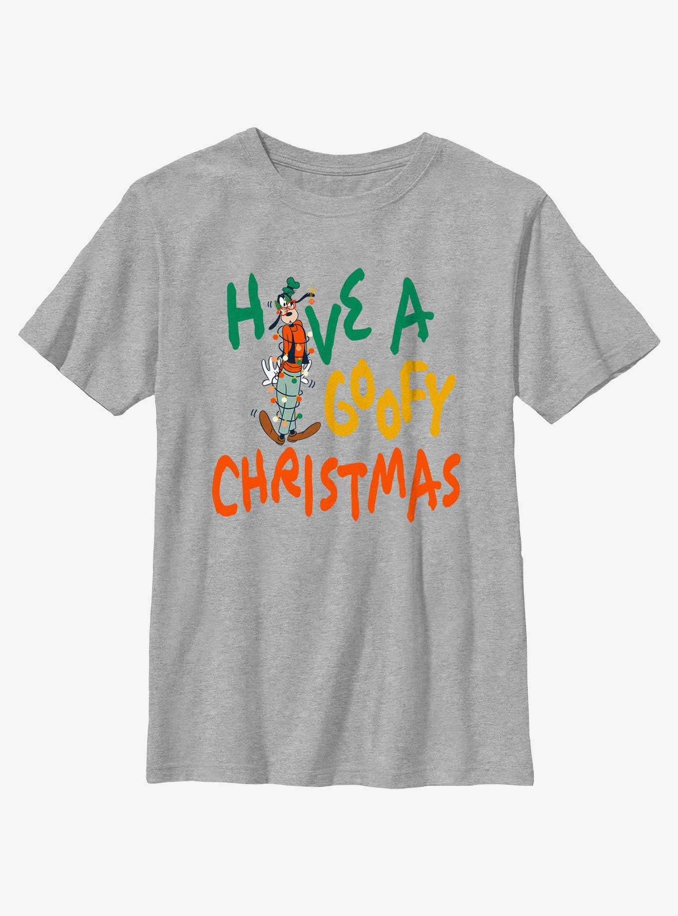 Disney Have A Goofy Christmas Youth T-Shirt, ATH HTR, hi-res
