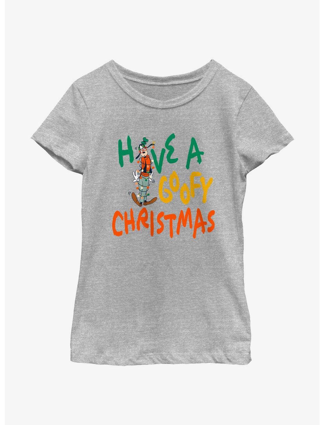 Disney Have A Goofy Christmas Youth Girls T-Shirt, ATH HTR, hi-res