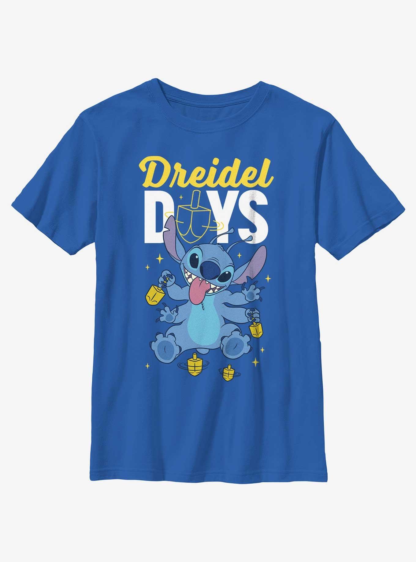 Disney Lilo & Stitch Dreidel Days Youth T-Shirt, ROYAL, hi-res