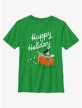Disney Mickey Mouse Happy Holiday Youth T-Shirt, KELLY, hi-res