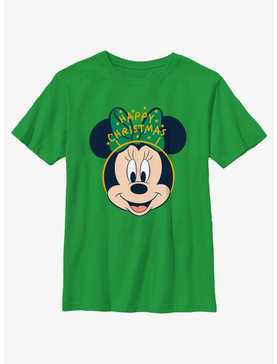Disney Minnie Mouse Minnie Happy Christmas Ears Youth T-Shirt, , hi-res