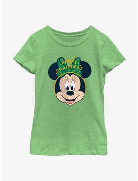 Disney Minnie Mouse Minnie Happy Christmas Ears Youth Girls T-Shirt, , hi-res