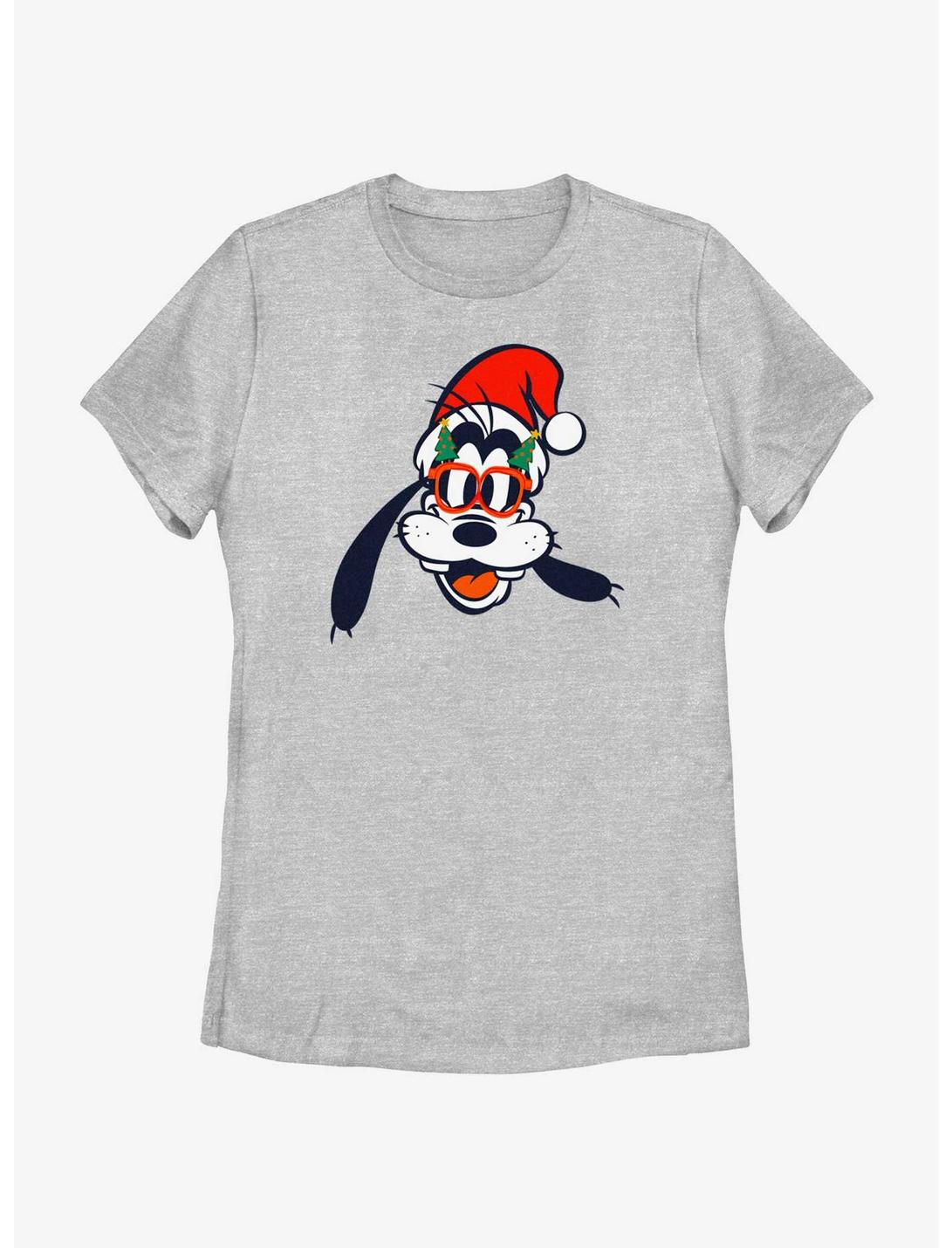 Disney Goofy Christmas Glasses Womens T-Shirt, ATH HTR, hi-res