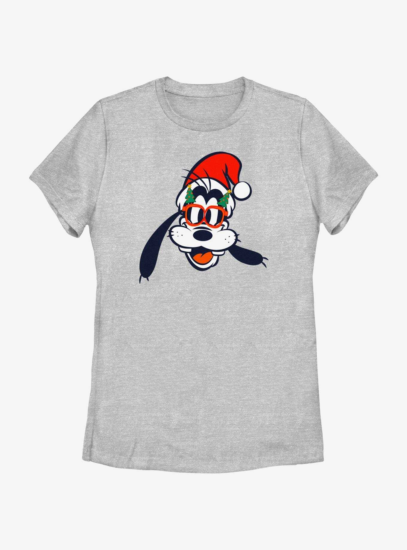 Disney Goofy Christmas Glasses Womens T-Shirt, , hi-res