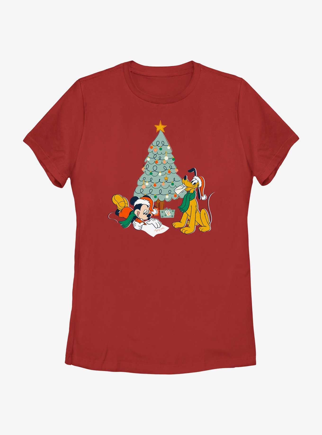 Disney Mickey Mouse Letter For Santa Womens T-Shirt, , hi-res