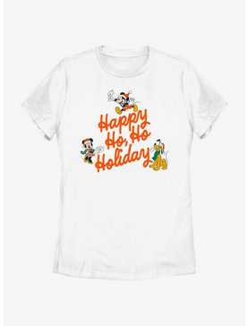 Disney Mickey Mouse Happy Ho Ho Holiday Womens T-Shirt, , hi-res
