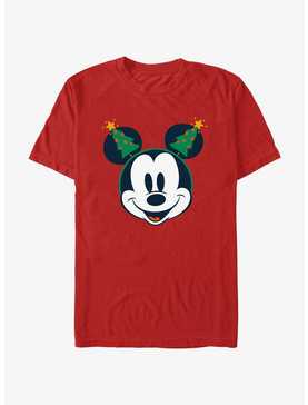 Disney Mickey Mouse Classic Christmas Tree Ears T-Shirt, , hi-res