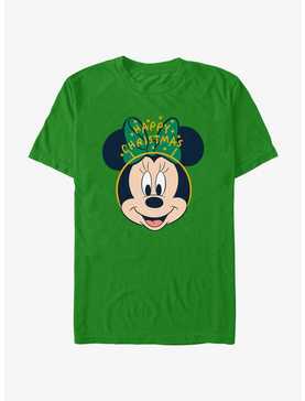 Disney Minnie Mouse Minnie Happy Christmas Ears T-Shirt, , hi-res