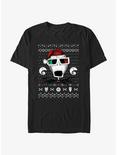 Disney Nightmare Before Christmas Ugly Holiday Jack Holiday Vision T-Shirt, BLACK, hi-res