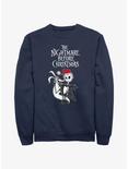 Disney Nightmare Before Christmas Jack & Zero Friendship Sweatshirt, NAVY, hi-res