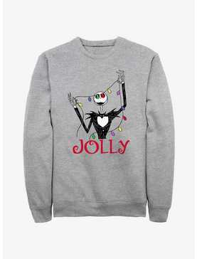 Disney Nightmare Before Christmas Jolly Jack Lights Sweatshirt, , hi-res