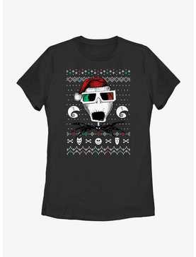 Disney Nightmare Before Christmas Ugly Holiday Jack Holiday Vision Womens T-Shirt, , hi-res