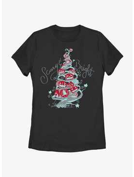Disney Nightmare Before Christmas Scary & Bright Tree Womens T-Shirt, , hi-res