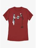 Disney Nightmare Before Christmas Sally & Jack Sandy Claws Womens T-Shirt, RED, hi-res