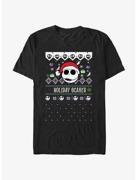 Disney Nightmare Before Christmas Ugly Holiday Jack Snowfall T-Shirt, , hi-res