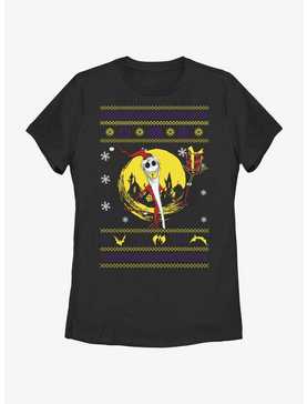 Disney Nightmare Before Christmas Jack Ugly Holidays Style Womens T-Shirt, , hi-res