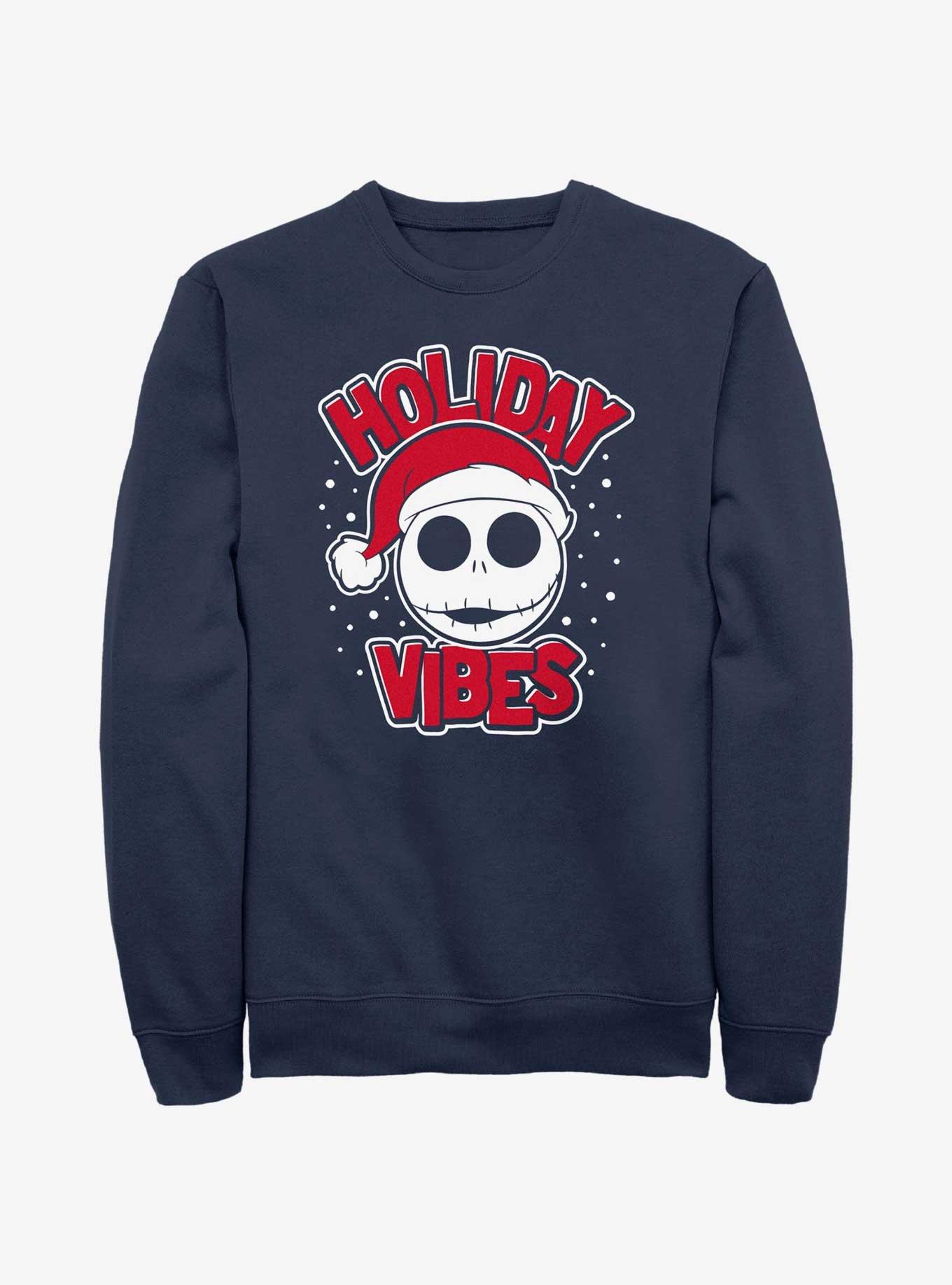 Disney Nightmare Before Christmas Holiday Vibes Jack Sweatshirt, , hi-res