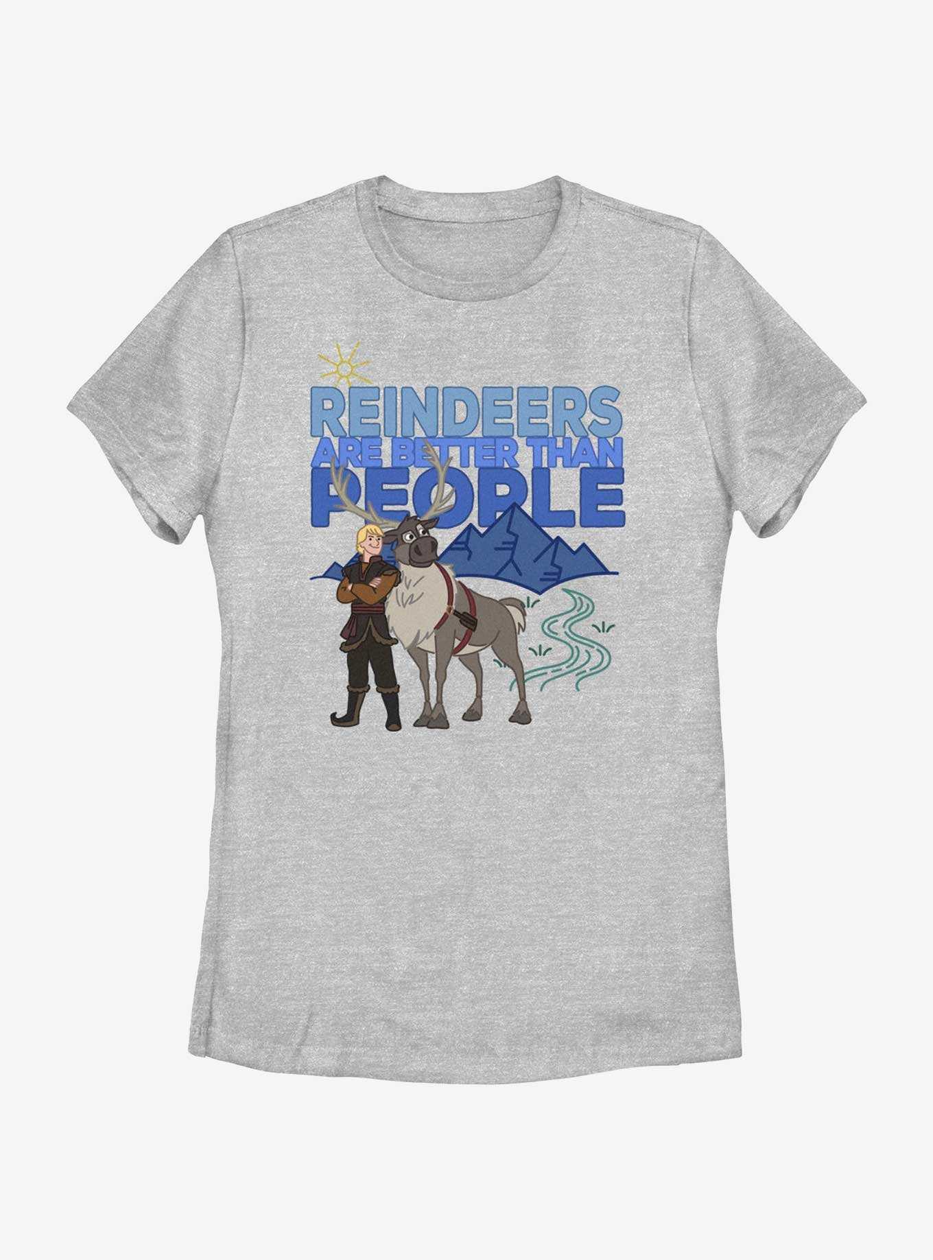 Disney Frozen Reindeers Are Better Than People Womens T-Shirt, , hi-res