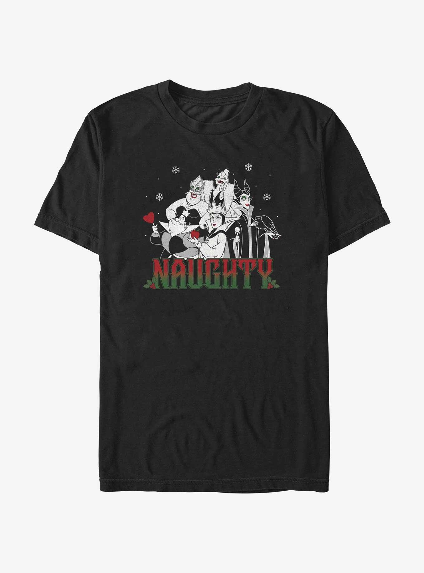 Disney Villains Naughty Villians T-Shirt, BLACK, hi-res