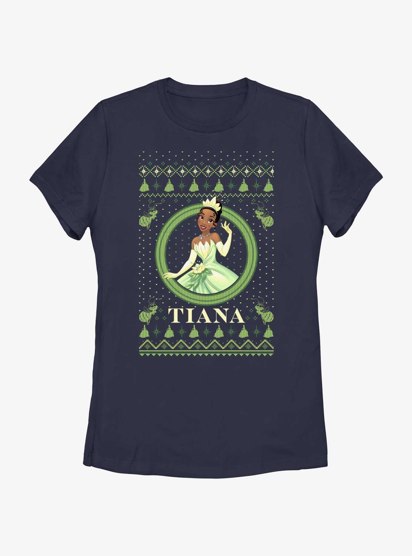 Disney The Princess & The Frog Tiana Ugly Holiday Womens T-Shirt, , hi-res