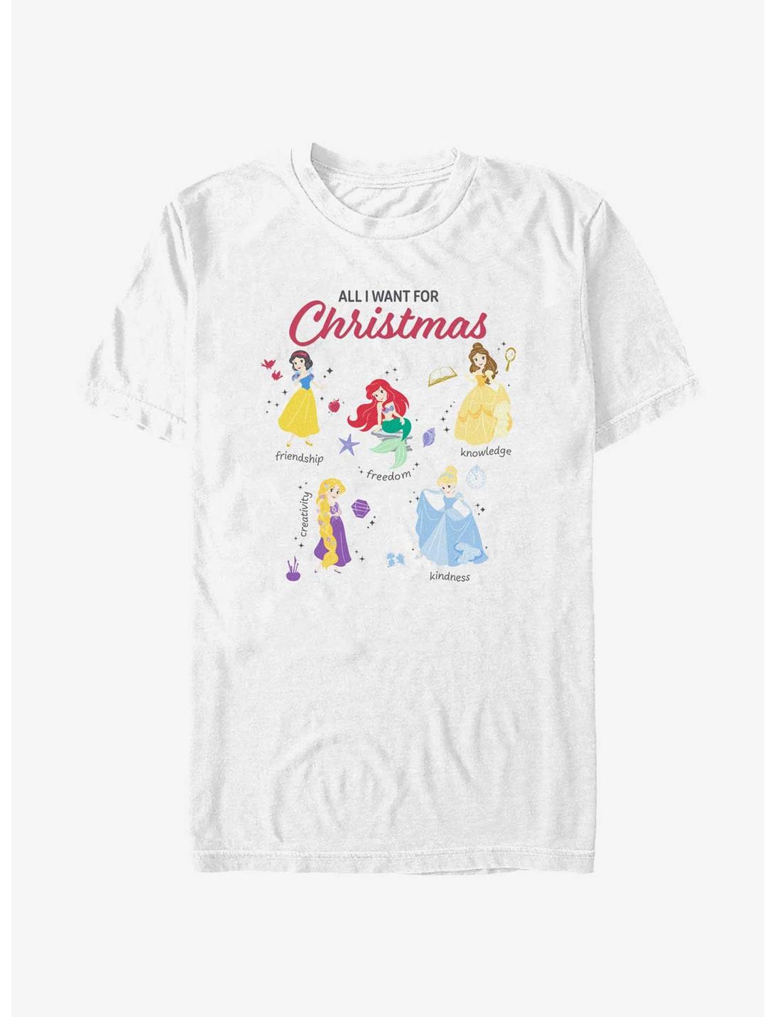 Disney Princesses Quality Wishlist T-Shirt, WHITE, hi-res