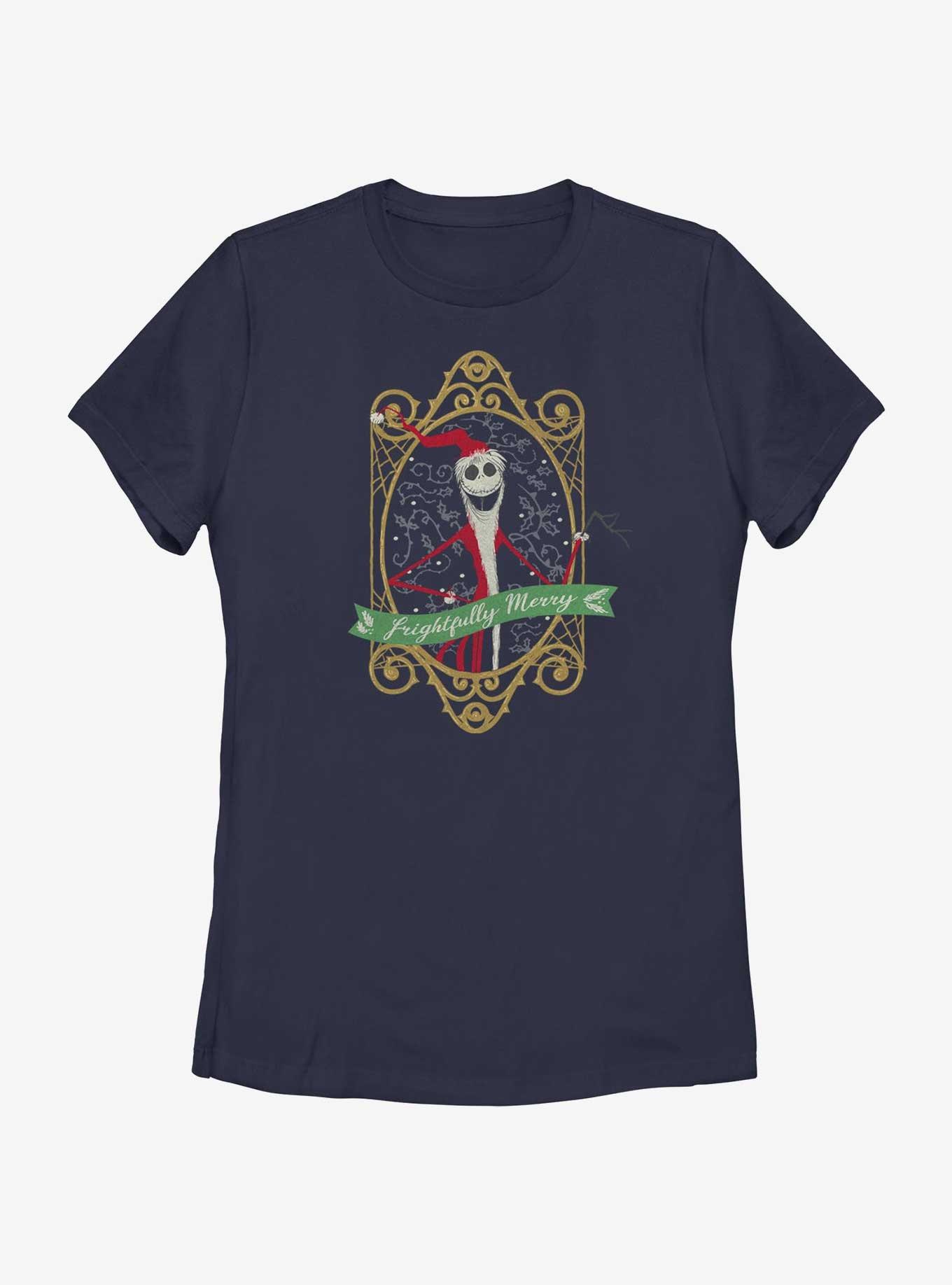 Disney Nightmare Before Christmas Frightfully Merry Womens T-Shirt, , hi-res
