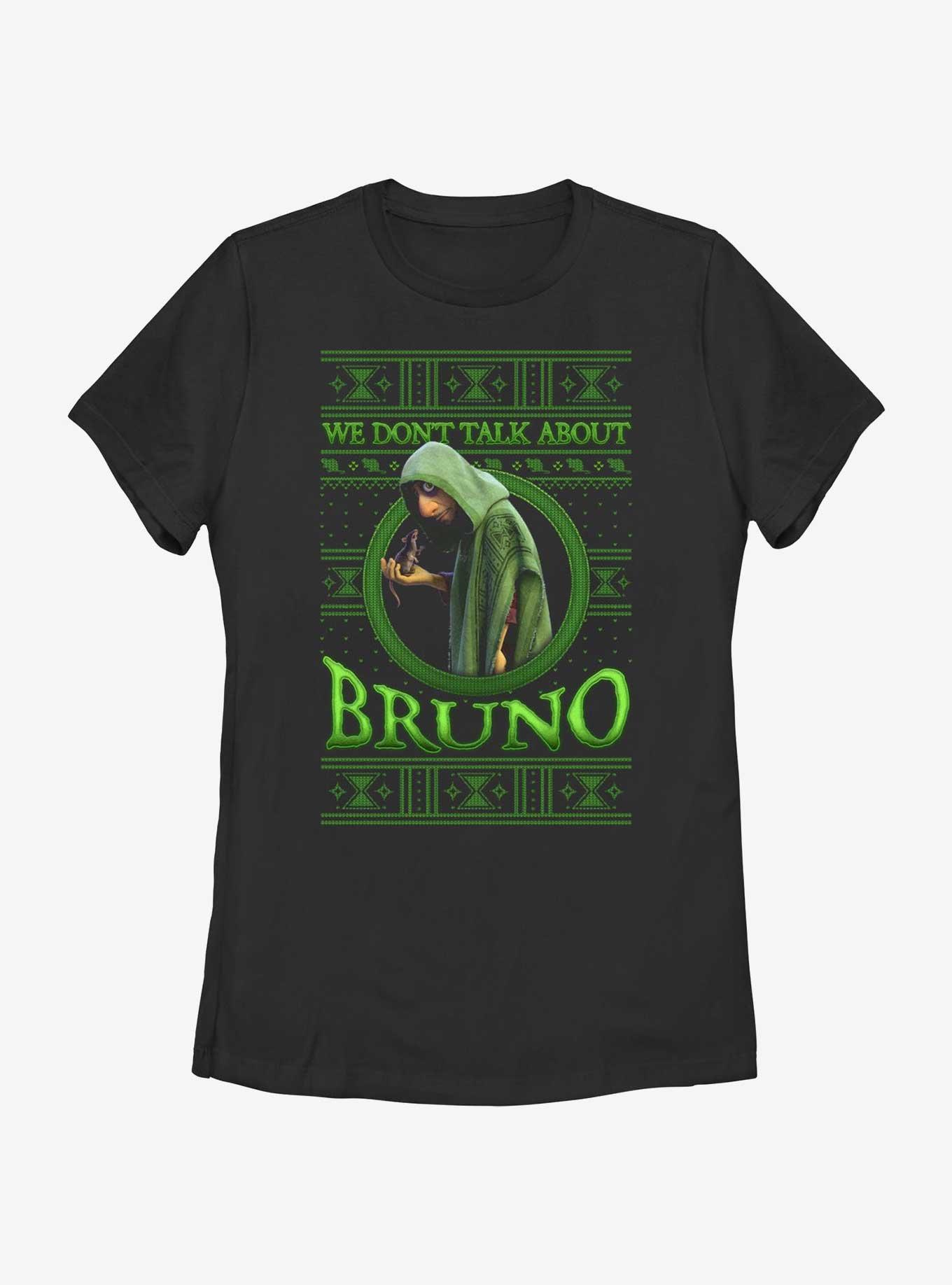 Disney Encanto Bruno Ugly Holiday Womens T-Shirt, BLACK, hi-res