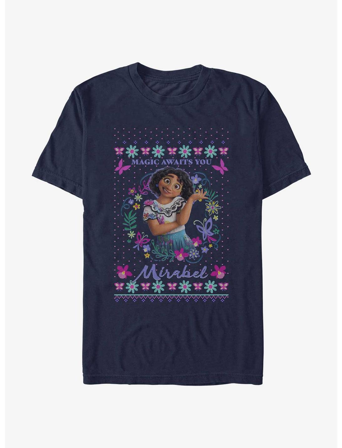 Disney Encanto Mirabel Ugly Holiday T-Shirt, NAVY, hi-res