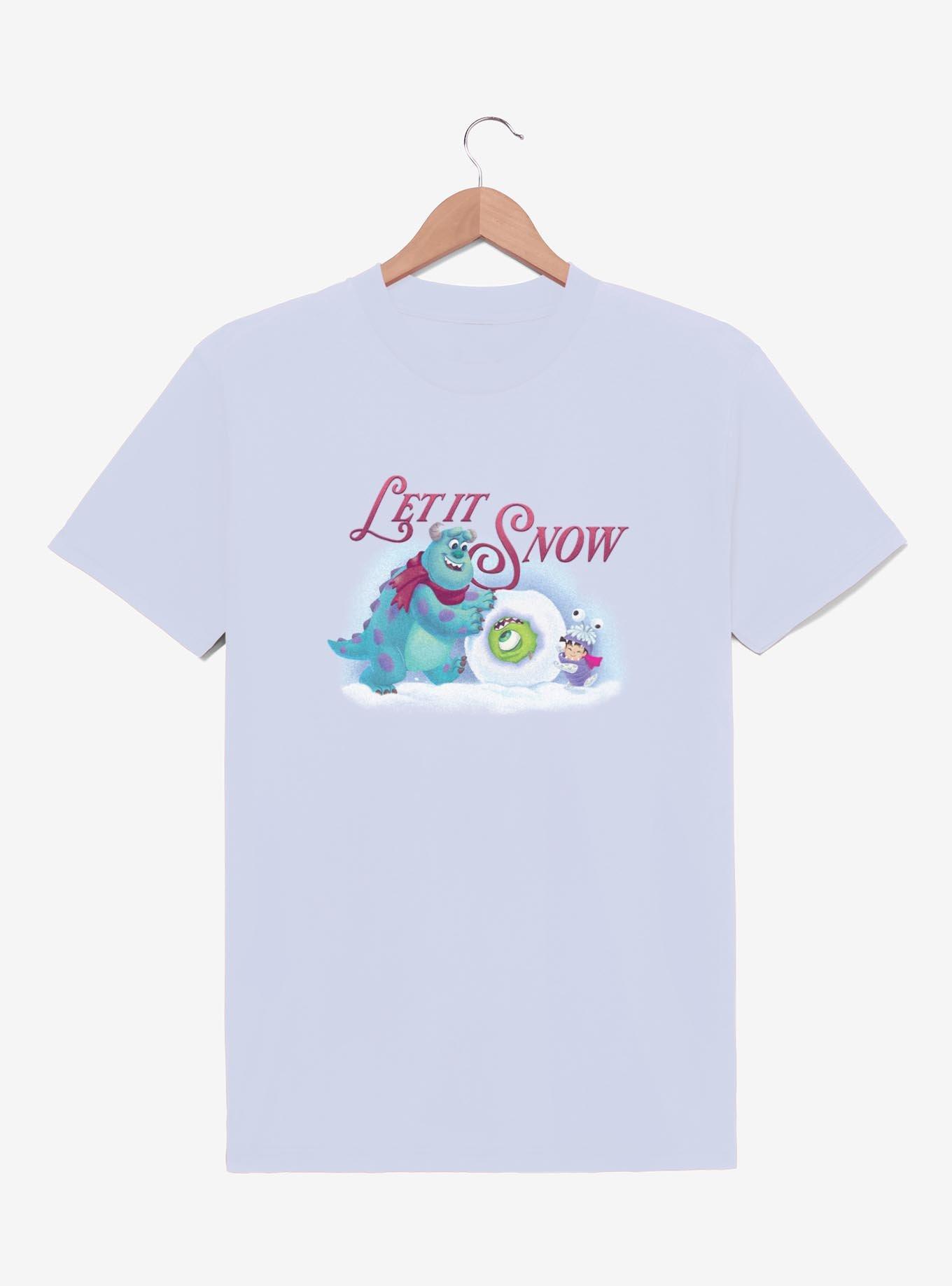 Disney Pixar Monsters Inc. Let It Snow T-Shirt