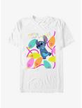 Disney Lilo & Stitch Merry And Bright T-Shirt, WHITE, hi-res