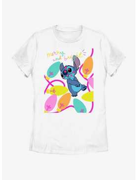 Disney Lilo & Stitch Merry And Bright Womens T-Shirt, , hi-res