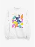 Disney Lilo & Stitch Merry And Bright Sweatshirt, WHITE, hi-res