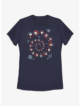 Disney Nightmare Before Christmas Sally Winter Swirl Womens T-Shirt, , hi-res