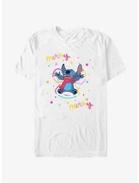Disney Lilo & Stitch Merry Merry Snow Angel T-Shirt, , hi-res