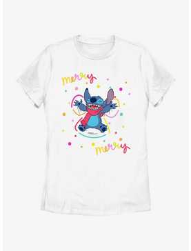 Disney Lilo & Stitch Merry Merry Snow Angel Womens T-Shirt, , hi-res