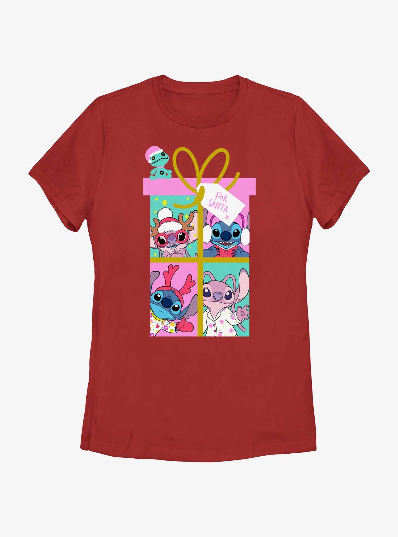 Disney Lilo & Stitch Gifts Womens T-Shirt, RED, hi-res