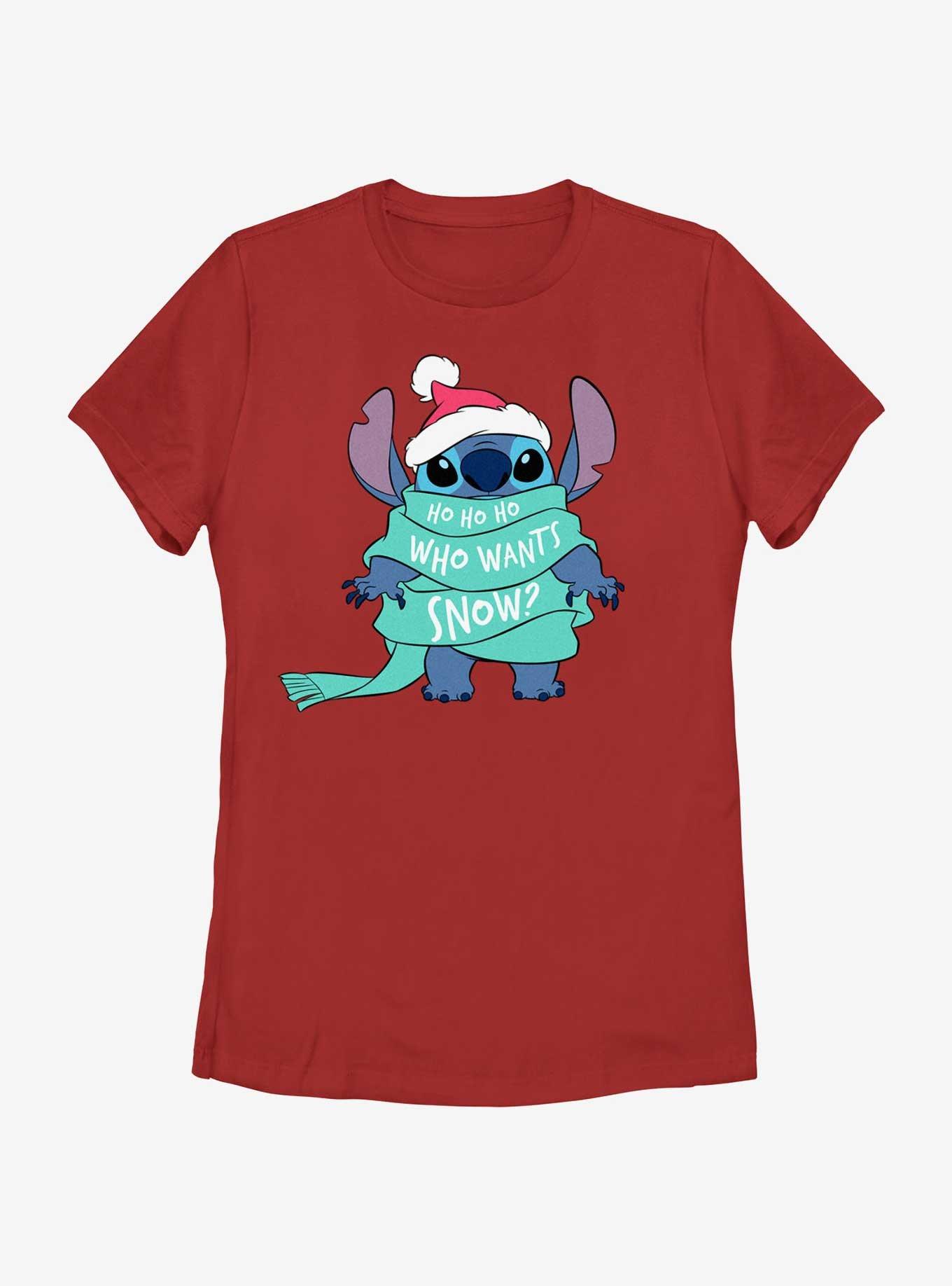 Disney Lilo & Stitch Who Wants Snow Womens T-Shirt, , hi-res
