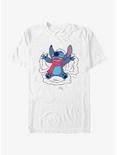 Disney Lilo & Stitch Snow Angel T-Shirt, WHITE, hi-res